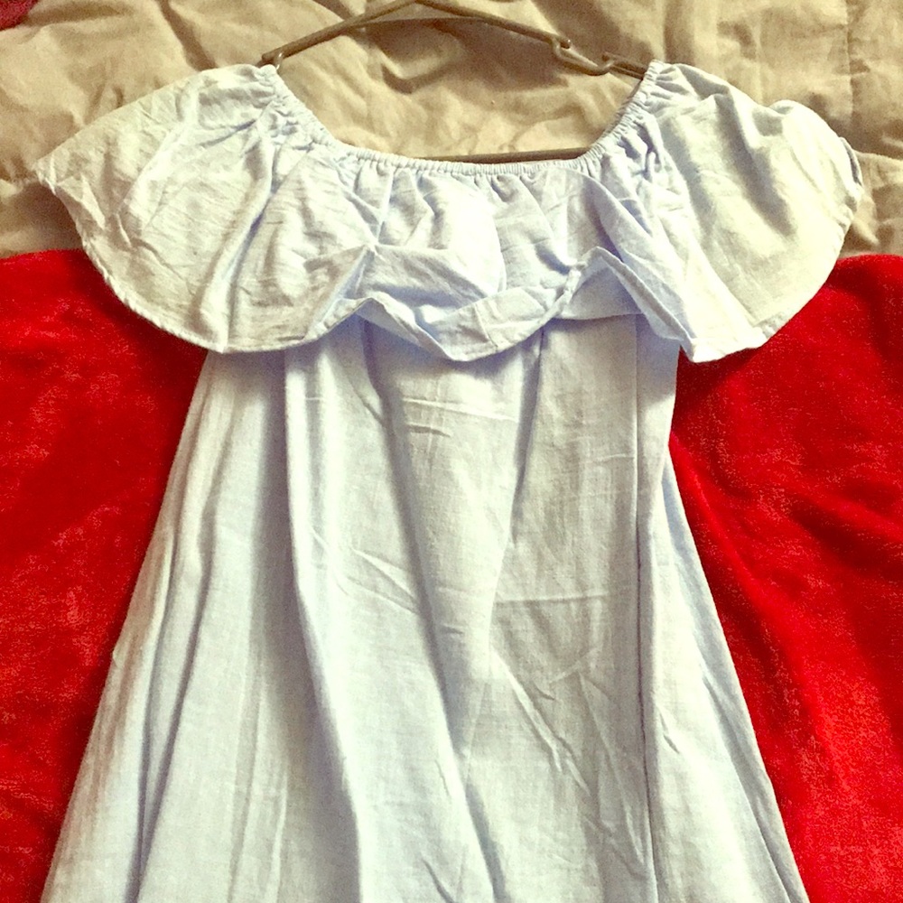 Blue dress